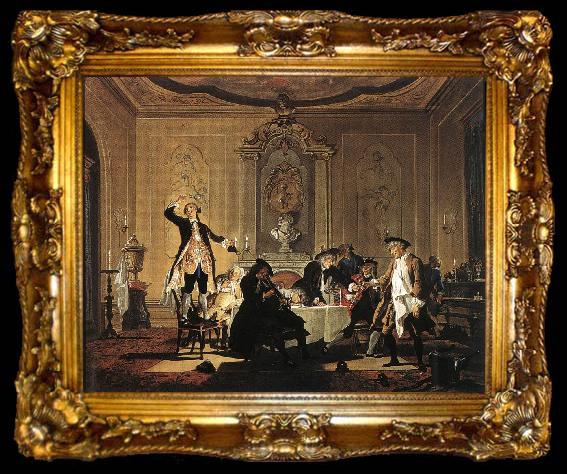 framed  TROOST, Cornelis Rumor erat in Casa (There was a Commotion in the House) t, ta009-2